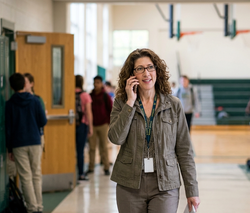 VOIP mobile app for schools